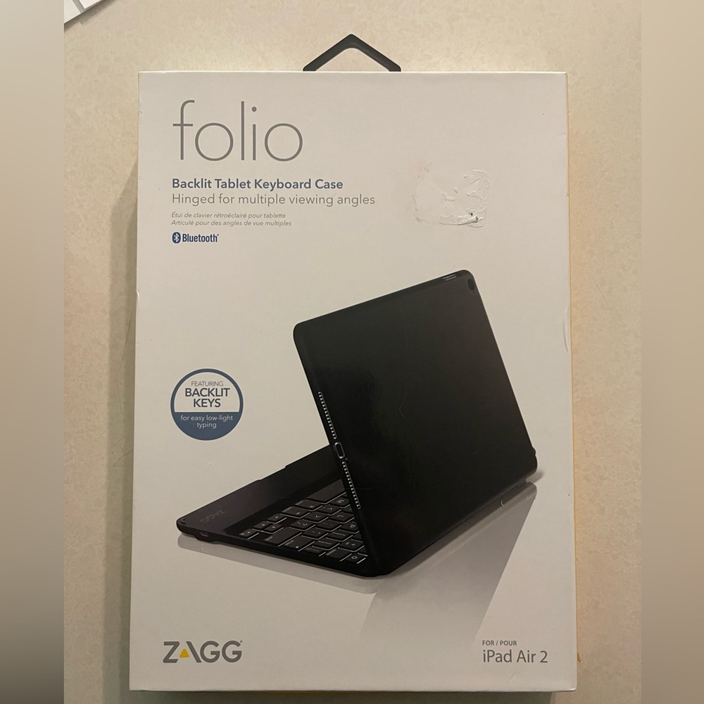 ZAGG Folio key board accessory iPad Air 2